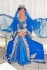 caftan sari bleu roi 