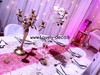 decoration de table chandelier