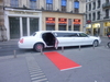 lincoln blanche avec options tapis rouge