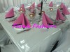 table blanc fushia et noir