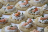 Blinis aux crevettes