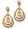 Boucles d'oreilles mariage luna or