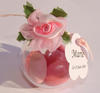 Boule avec drages er fleur rose
