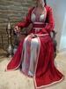 Caftan bordeaux soie