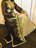 Caftan mousselinebrode bustier lam pliss