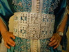 Ceinture bijoux parure argent et strass Marie / Fiance