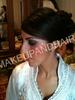 Chignon henn avec mche sur le cot