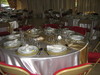 Dco de table Or et Blanc