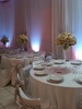 Dcoration avec compositions florales.