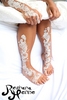 Paillettes blanches et argents