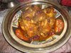 Poulets aux olives violets