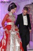 ROBE ROUGE TOUTE DE CRYSTAL 