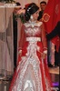 ROBE ROUGE TOUTE DE CRYSTAL