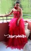 Robe Princess rouge et fuschia