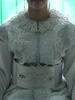 Robe blanche et parure