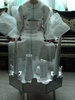 Robe blanche pour cremonie du henn avec tous les accessoires