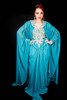 Robe de Duba vert d'eau