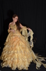 Robe princesse or