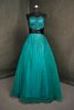 Robe verte meraude confectionne pour une cliente