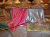 Table Buffet Fuschia et argente