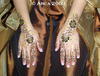 Tatouage au henn avec paillettes waterproof