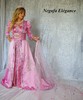 Tenue rose satin avec galon de swarvoski