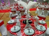 Traiteur et Dcorateur Oriental Les Diamantines - Thme blanc et rouge