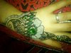 black outline/paillettes et strass