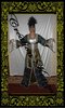 caftan 3pcs vert et gris