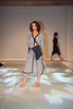 caftan en sussdi avec peau naturelle sur pantacourt