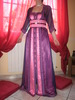 caftan rose et violet