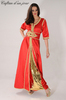 caftan rouge dor