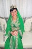 caftan sari vert 