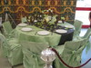 decoration de table divers coloris