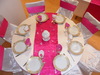 dcoration fushia-argent