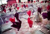 decoration table rose move