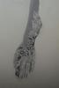 henne traditionnel et paillettes argent