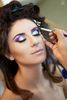 maquillage de soire paillett
