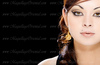 maquillage or et eyeliner