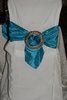 noeud de chaise turquoise