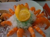 prsentation de crevette sur buffet