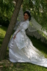 robe blanche a traine