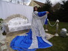 robe bleu roi