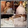 robe de marie bustier transparent
