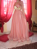 robe de soire rose