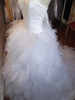 robe traine perlage mains