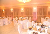 salle nappage blanc/dore