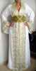 takchita blanche brode or