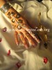tatouage henne et paillettes