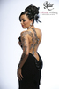 tatouage noir et argent